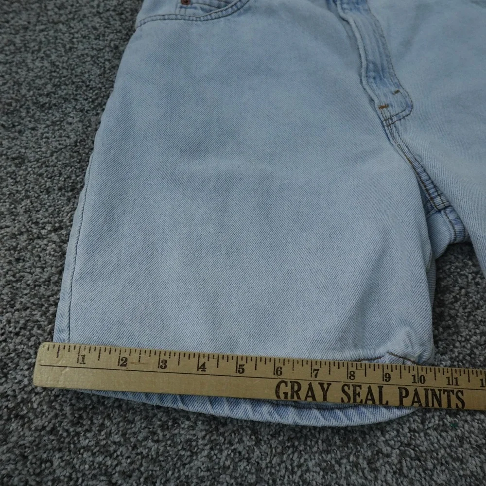 VTG Levis Shorts Mens 32 Blue Denim 550 Relaxed Jean Jorts USA Orange Tab 90s